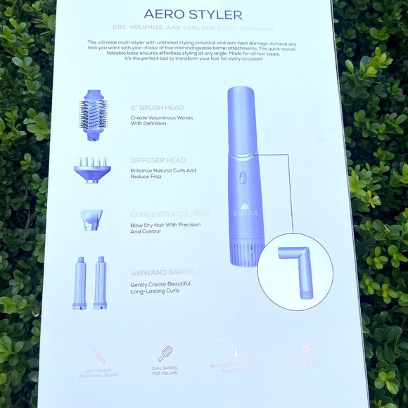 Sutra Aero Styler - Purple - Hair Tool - New in Box - Never Used - Picture 3 of 7